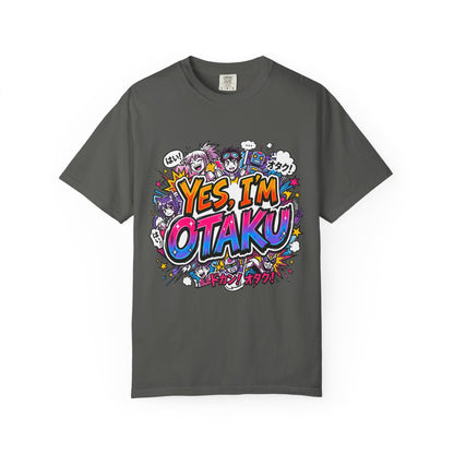 Otaku Graphic T-Shirt — "Yes, I'm Otaku" Colorful Anime Pop Design
