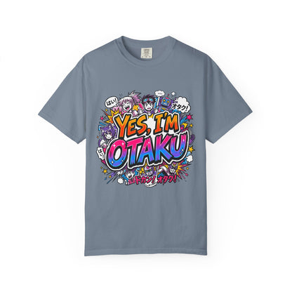 Otaku Graphic T-Shirt — "Yes, I'm Otaku" Colorful Anime Pop Design