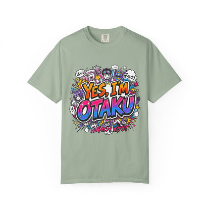 Otaku Graphic T-Shirt — "Yes, I'm Otaku" Colorful Anime Pop Design