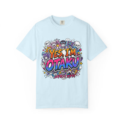 Otaku Graphic T-Shirt — "Yes, I'm Otaku" Colorful Anime Pop Design
