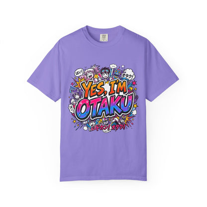 Otaku Graphic T-Shirt — "Yes, I'm Otaku" Colorful Anime Pop Design
