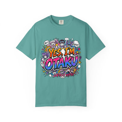 Otaku Graphic T-Shirt — "Yes, I'm Otaku" Colorful Anime Pop Design