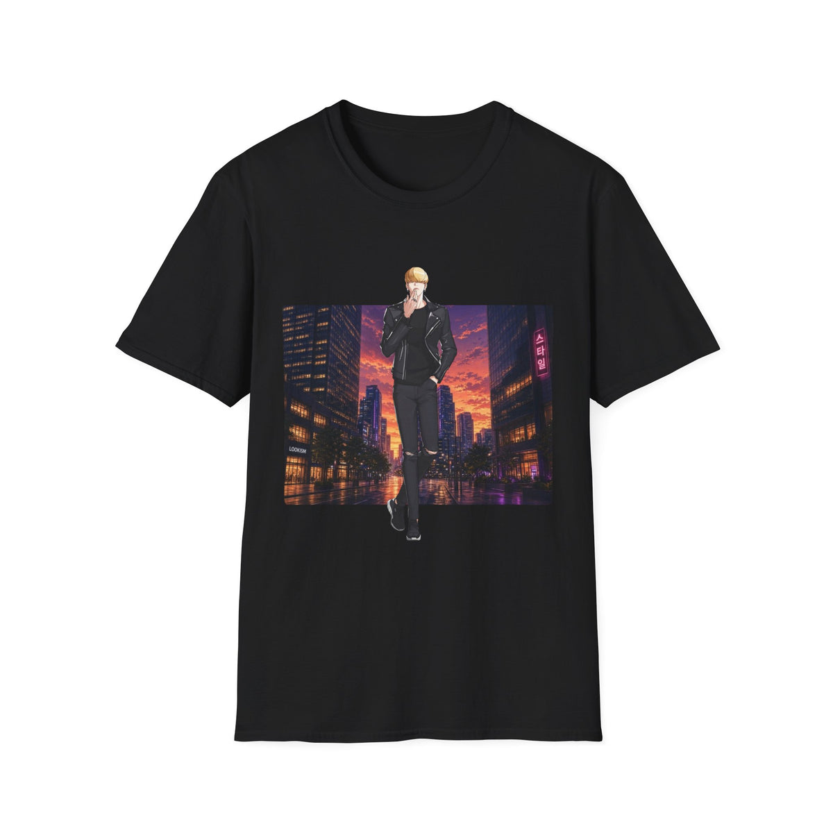 Camiseta de anime de Jay Hong de Lookism